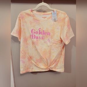 Cat & Jack Coral Tie Dye T-Shirt
